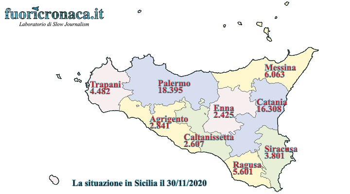 coronavirus sicilia 30 novembre 2020